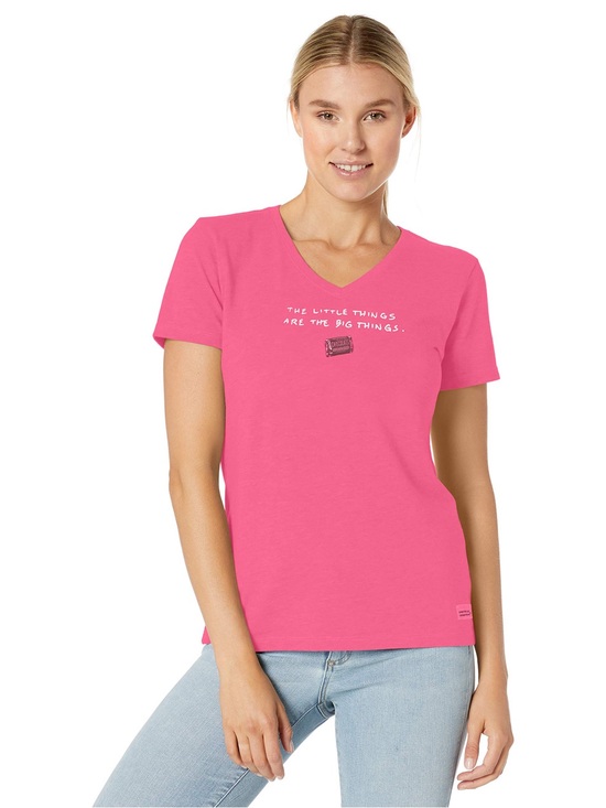 Life Is Good Tops - ✨Women’s Life Is Good Vneck Short Sleeve Tee XXL